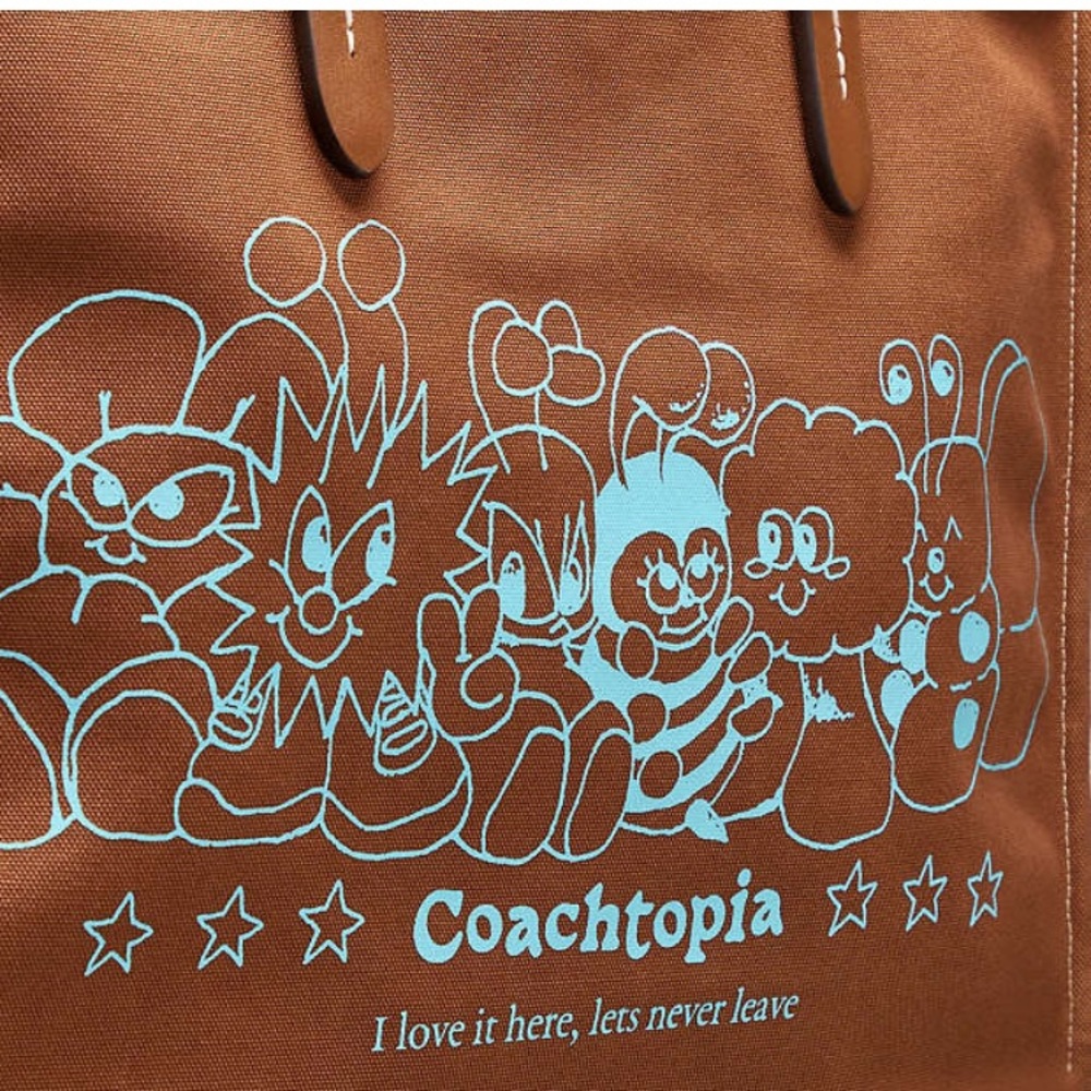 Coach Tote In 100% Recycled Canvas: Coachtopia Creatures - Picture 9 of 10